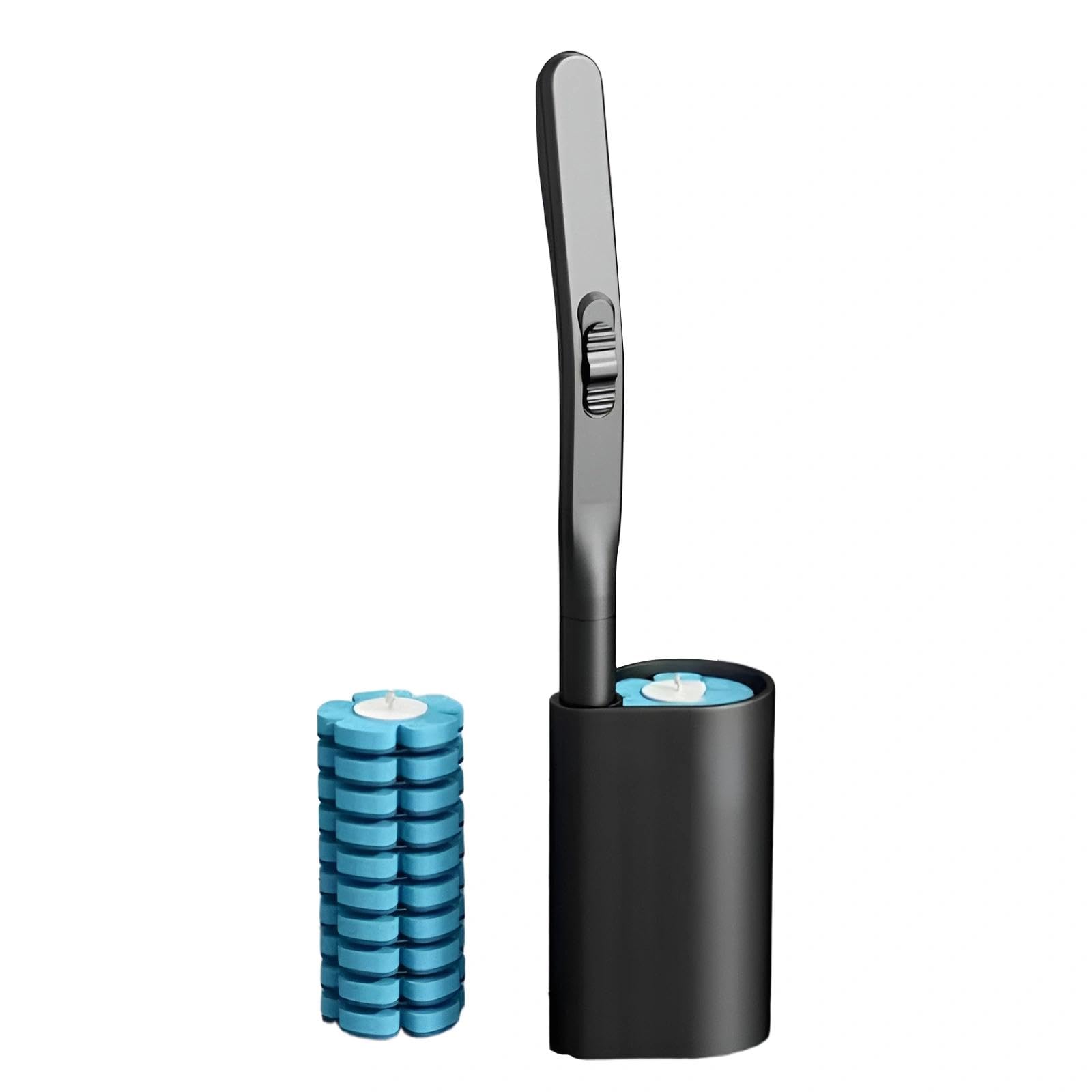 Brosse WC jetable anti-odeur noire pour éliminer les bactéries des toilettes
