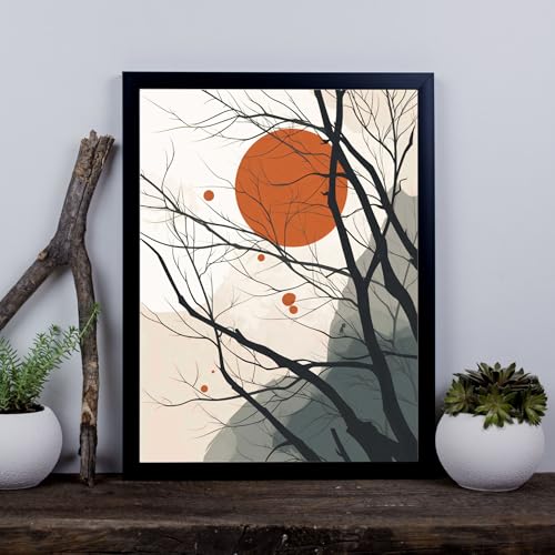 Toile encadrée Winter Suns II Spiffing Prints 50x75 cm décor montagne - 6