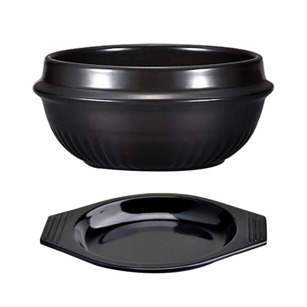 Pentola in Ceramica Antiaderente per Stufati Coreani, Nera