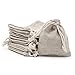 ARTESTAR 50 pièces (7x9 cm) Sac de Toile de Jute,Sac en Jute Pochette en Lin et Coton avec Cordon de Serrage Sac en Toile de Jute Sac pour Bijoux,Cadeau,Faveur de Mariage,Fête,Bricolage