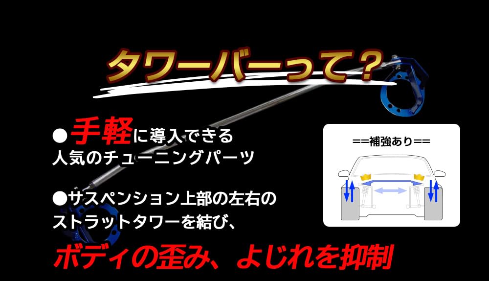 Amazon | STDタワーバー フロント スズキ互換品 エブリイ DA62W