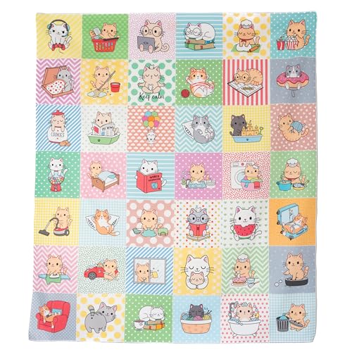 Lalikul Fabrics Cats. Cotton Charm Packs, Fat Quarters Bundl