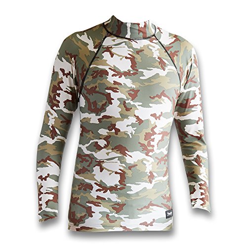 Aeroskin Unisex-Adult Polyester Long Sleeve Rash Guard (Full Pattern) - Classic Camo