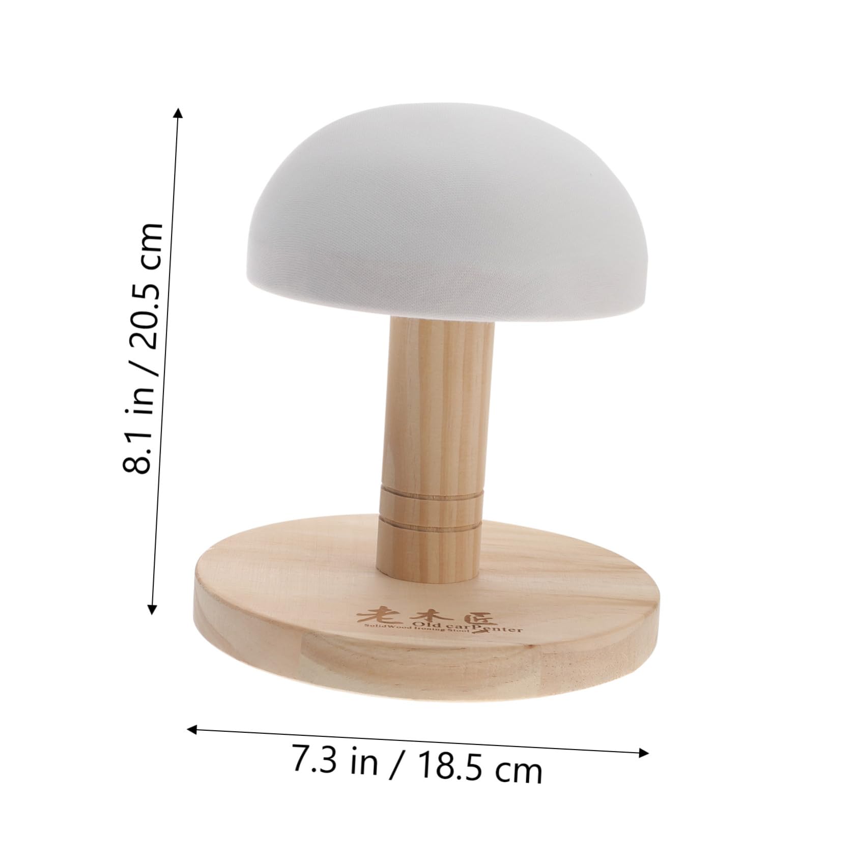 TOYANDONA Tavola da Stiro in Legno Supporto Stabile e Piastra Calda Stabile per Camicie e Collo, per Lavanderia in Appartamento, Colore Casuale