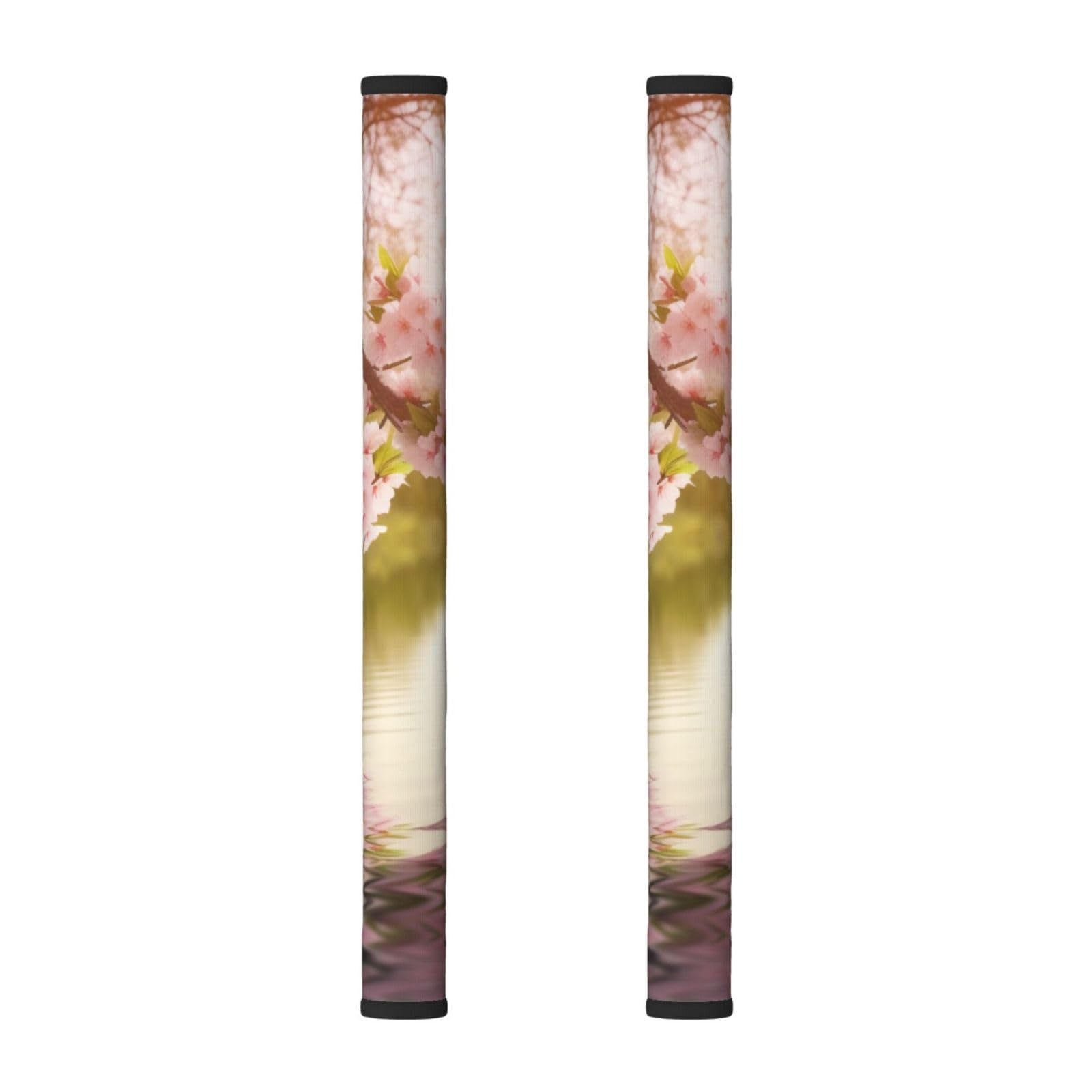 VGFJHNDF Refrigerator Door Handle Covers 2-Pack, Spring Nature Printed Protect and Decorate for Fridge Ovens Dishwashers