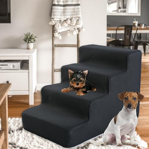 Rampe d escalier pour chien et chat portable et résistante aux rayures 4 étapes - 5