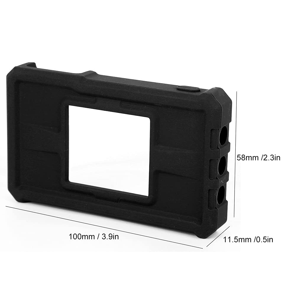 Funda de silicona para osciloscopio, SC212 Funda protectora para osciloscopio Protector de silicona suave para osciloscopio DS212(Negro)