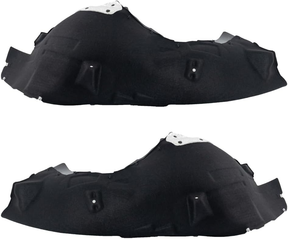 KarParts360 For Ford F-150 2021 2022 2023 Fender Liner Driver And Passenger Side | Pair | Front | Made Of PET Plastic | With Insulation Foam Heat Formed | FO1248211, FO1249211 | ML3Z16103C, ML3Z16102C