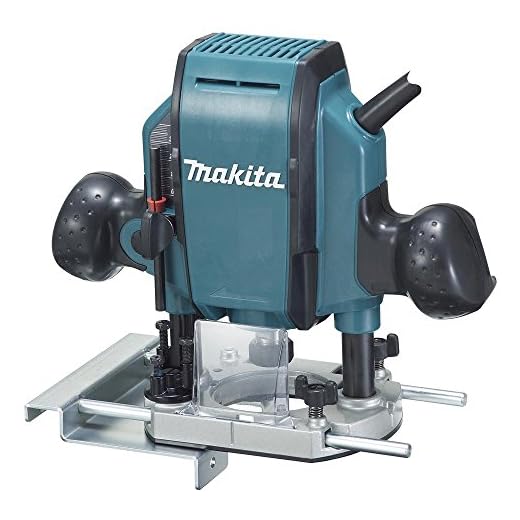 Makita RP0900J Oberfräse 900 W, Blau, Silber, 8 x 210 mm
