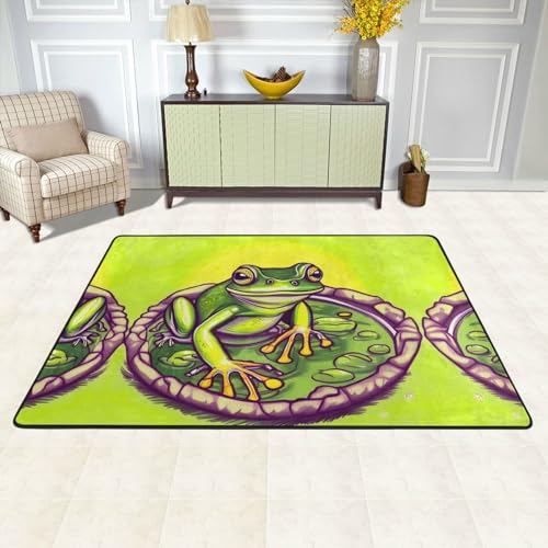 Tapis de sol flanelle grenouille HYTTER 91x61 cm - 3