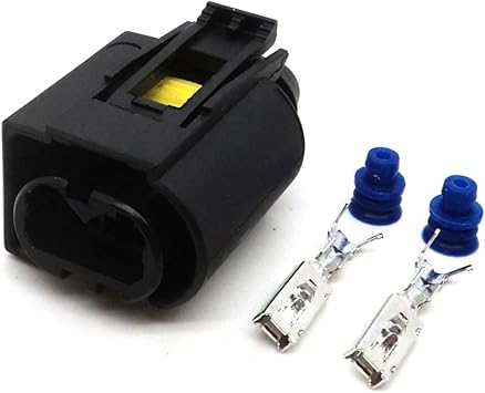 1/5/10/20/50/Sets 2 Pin KOSTAL Female Automotive Lgnition Coil Waterproof Connector Auto Harness Damper Plug 9441292 AICNRUT5 SETS_2P