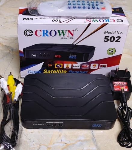 Image of Free to Air Tv Set Top Box-No Extra Cost, 200+TV & Radio Channels Life time Free of Cost- MPEG-2 with Standard Definition Watch TV-Movie-Music-Photo (Dish Antenna Required)