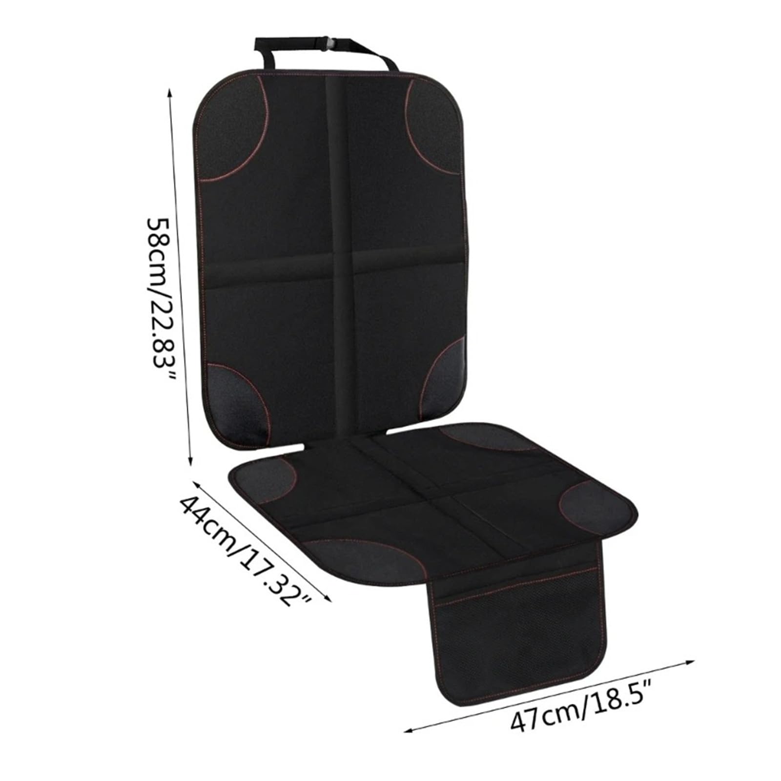 Housses De Sièges Siège Sécurité Universel pour Enfants Tapis Antidérapant Anti-Rayures Housse Protection Imperméable pour Voiture pour Bébé Enfant