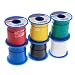 Produktbild Litzen-Sortiment Schaltlitzen 1x0,20 mm² Kupfer PVC-isoliert 6 Farben 50m Spulen