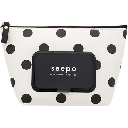 Amazon サンスター文具 ペンポーチ シーポ シートケース付き ドット ホワイト S 文房具 オフィス用品 文房具 オフィス用品