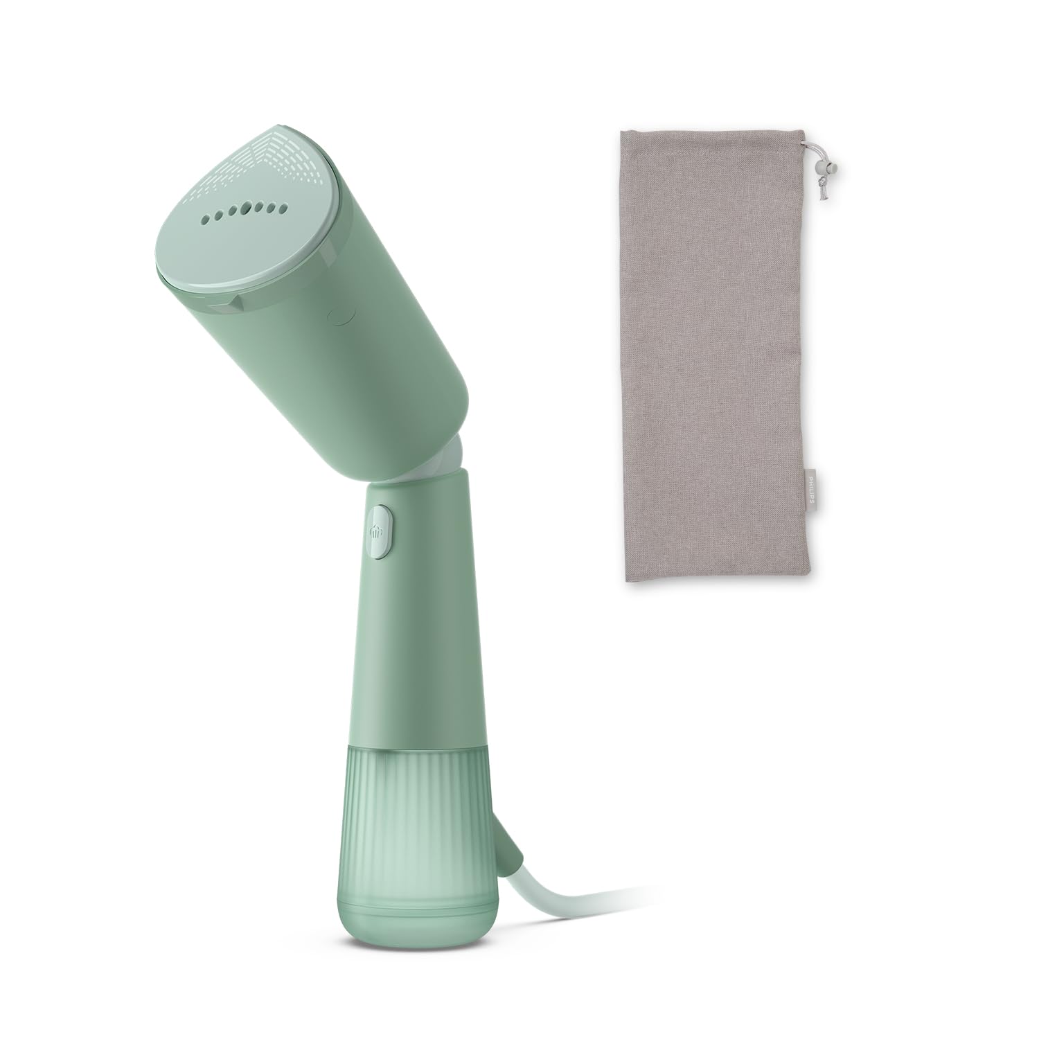 Défroisseur a main - PHILIPS - STH5010/70 - 1300 W - Défroissage vertical - Débit de vapeur continu - Cordon : 2,5 m - Vert