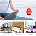 FANHAO Himalayan Salt Lamp with 8 Colors Changing, 100% Natural Crystal Salt Light Glow Hand Crafted Night Light for Lighting, Decoration and Gift
