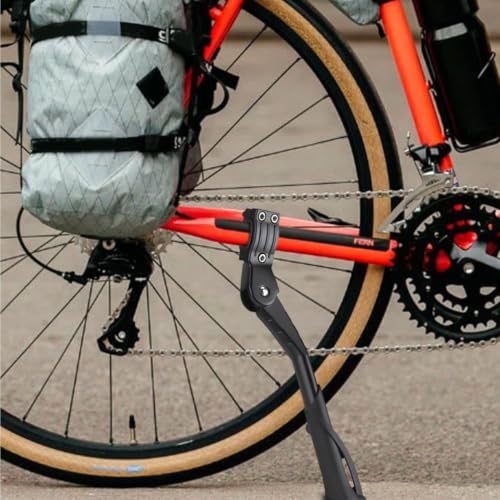 Caballete Lateral para Bicicleta de Aluminio Ajustable con Sistema Estabilizador Antideslizante 2