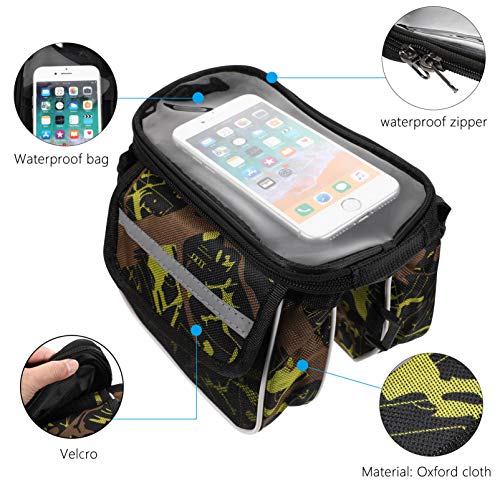 BESPORTBLE Bicicleta Bolsa de Moldura Frontal de Telefone Bolsa de Bicicleta à Prova D 'Água para B