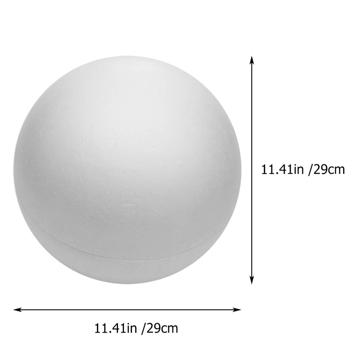 Balls White Polystyrene Balls Craft Foam Balls for Arts Crafts, Weeding, , Household, Party Decoration Supplies ( 30CM )