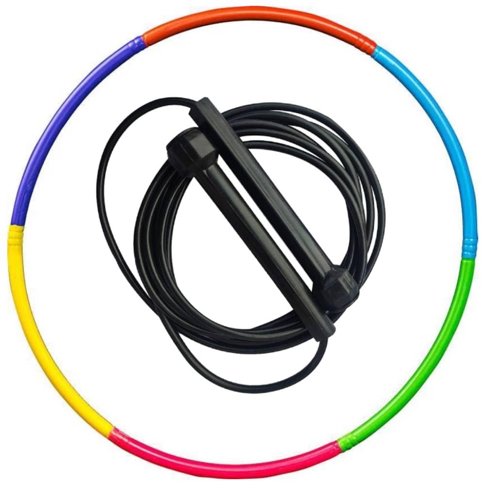 Foricx Detachable Hula Hoop for Kids Adults, Fitness Hoola Hoop Rings for Kids with 6 Interlockable Piece, Adjustable Size, Hula Hoop for Women Exercise Rings & Skipping Rope Jumping Rope 1 Pcs (B08LZVHK6J) Amazon Price History, Amazon Price Tracker