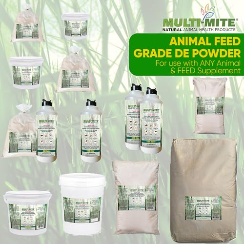 Multi-Mite® 10kg DIATOMACEOUS EARTH Feed Grade DE - Red Mite Fleas and All Animal Lice Control Powder