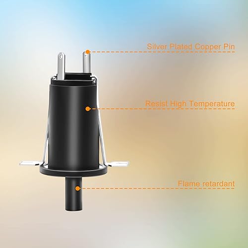 Miniatura 2 de Tapa de tolvainterruptor de puerta pieza de repuesto para Masterbuilt Gravity Series 5608001050 Xl y parrilla digital de carbón y ahumador, 1 paquete