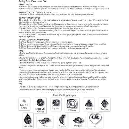 Tru-Ray - P6576 Color Wheel Assortment, 9 X 12 Inches, Assorted Colors, Pack Of 144 #TOP6