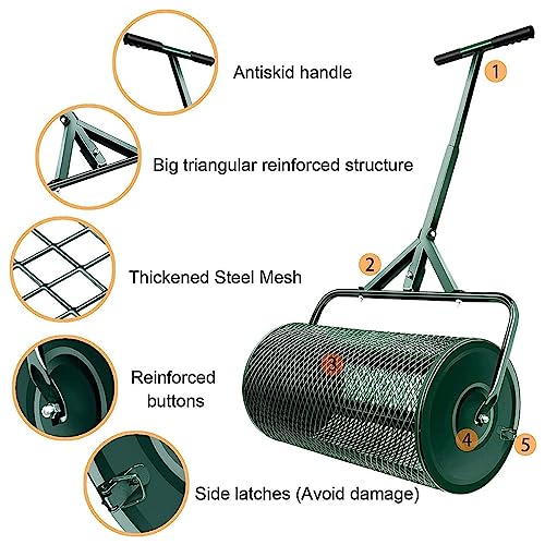 Esparcidor de Compost y Turba con Mango Ajustable miniatura 5