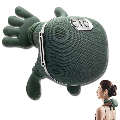 SHGTS Siaasoo Neck Massager Neck and Shoulder Pro N7 Master Hand Shoulder and Neck Massager Cervical Massager Electric Masajeador en Forma de Mano Real Hand Massagers for Muscles Like Fingers