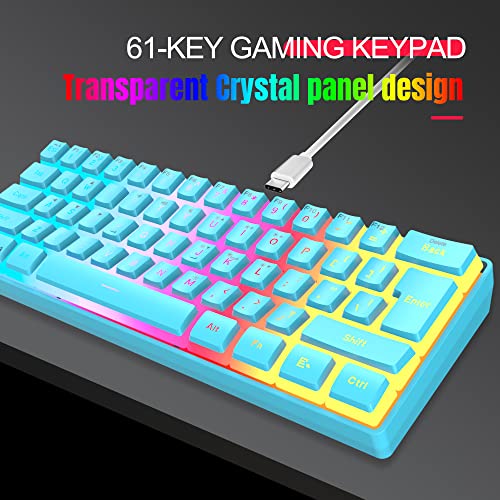 Teclado Gamer 60% DGG Alámbrico Compacto RGB miniatura 6