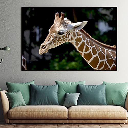 Kit Diamant Peinture Girafe 80x180 cm avec strass complet pour décoration murale - 2