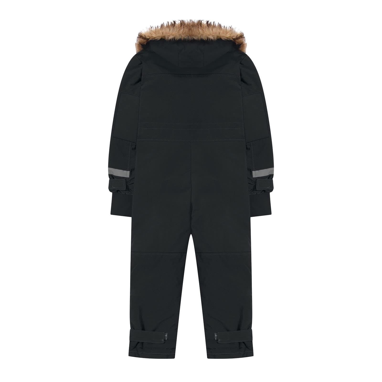 NZYIHAO Tuta da sci invernale per bambini, giacca da sci con cappuccio, impermeabile, calda, antivento, per ragazzi e ragazze, giacca da neve Softshell, set da 1 a 15 anni