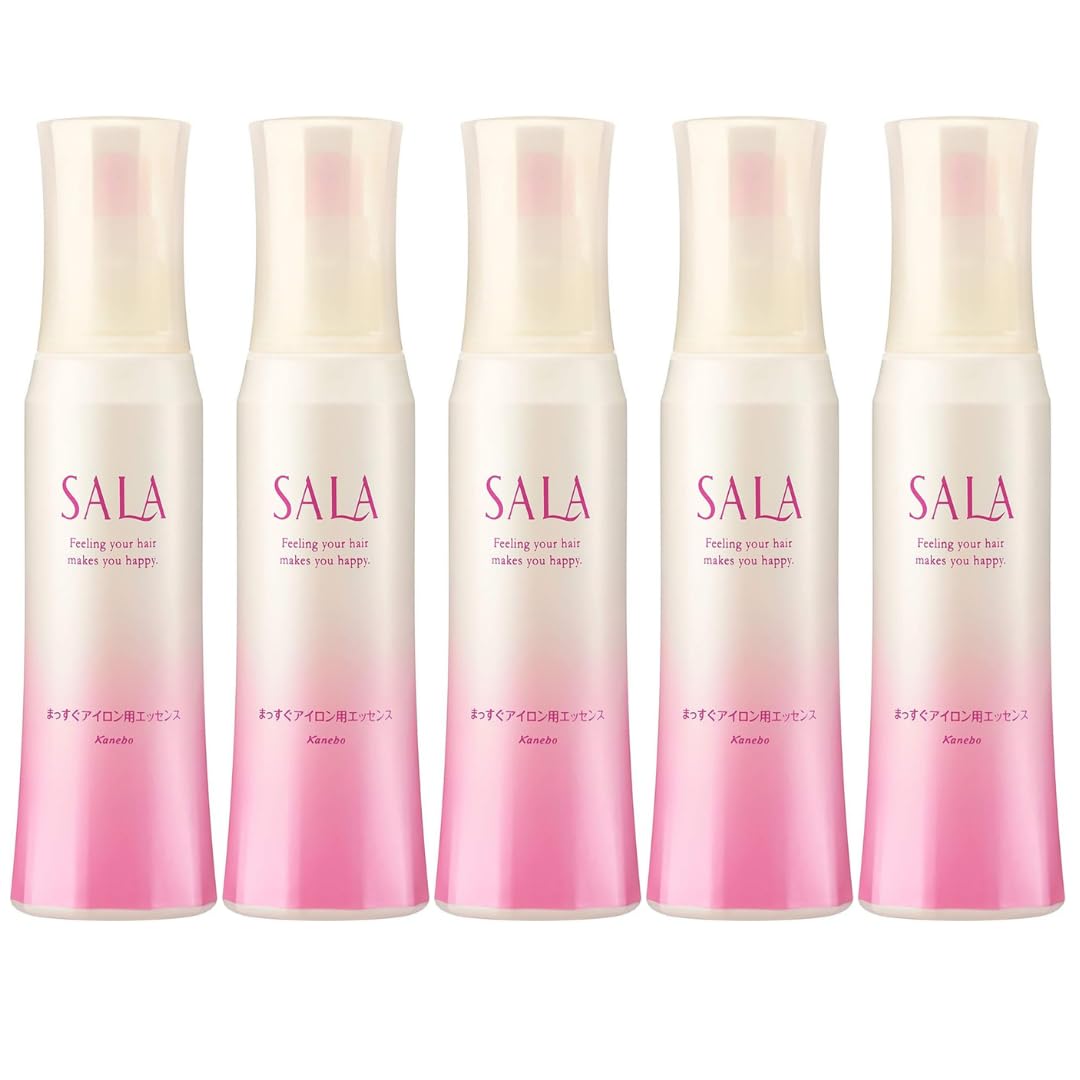サラ　ヘアクリーム　5本　アイロン用エッセンス　5本 Amazon | サラ まっすぐアイロン用エッセンス 【5本セット