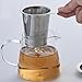 Z ZICOME Stainless Steel Tea Infuser Strainer, Fine Mesh, Tea Filter with Lid