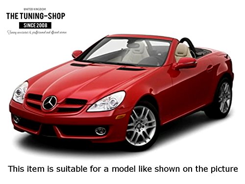 Soufflet De Levier De Vitesse En Cuir Compatible Mercedes SLK R171 W171 (2004-2010) - Coutures Noires