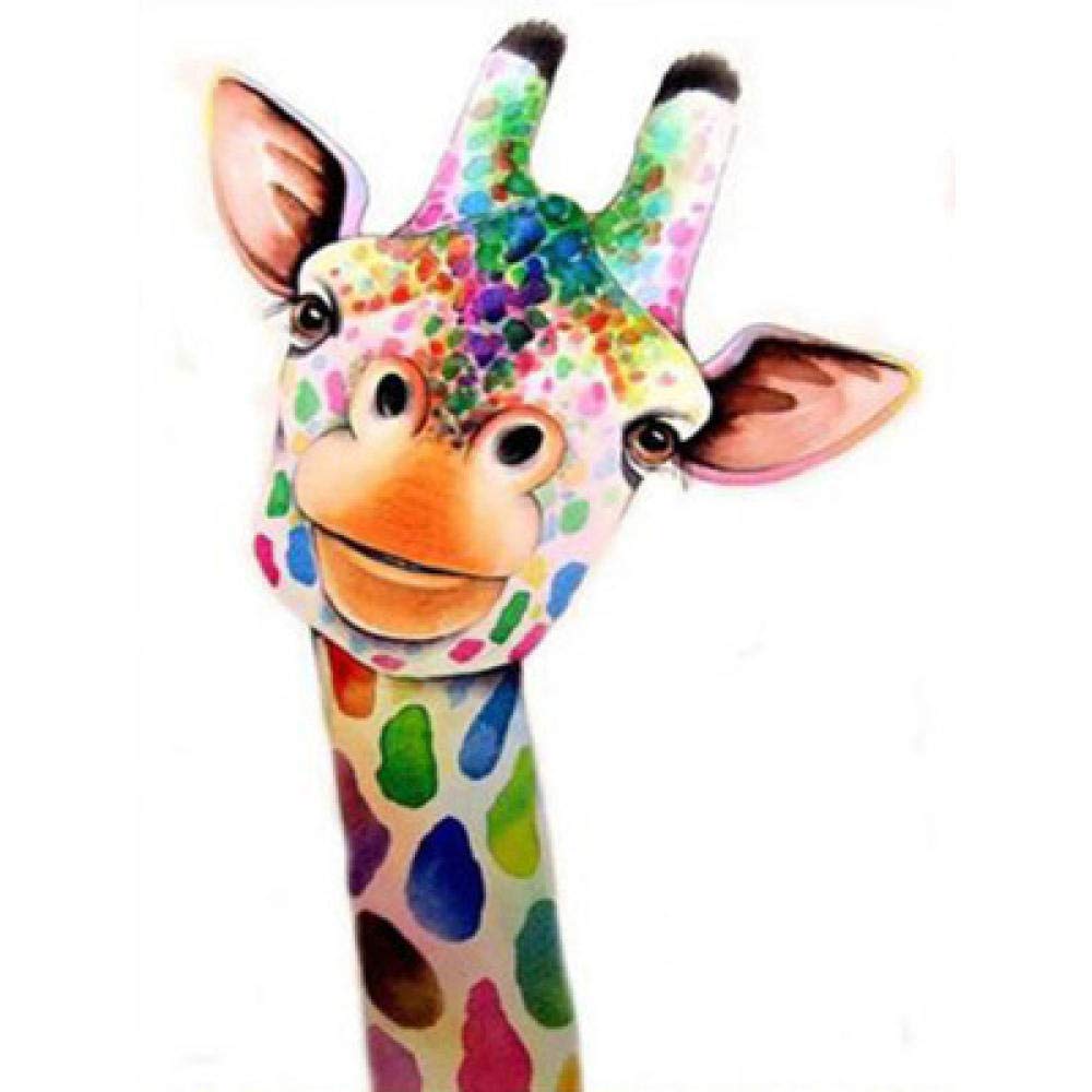 Loisir créatif diamant 5D anti stress girafe broderie carrée