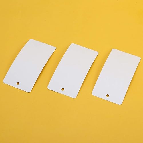Miniatura 4 de STOBOK 1 rollo en blanco etiqueta de ropa etiqueta de precio colgante etiquetas de Navidad cumpleaños regalo etiqueta para bricolaje manualidades