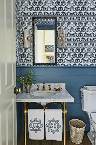 Brass Glass Wall Sconces Titanium Gloden, Wall Mount Lamp Crystal Wall Lighting 2-Pack