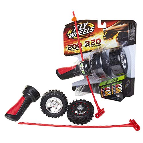 Fly Wheels Launcher + 2 Off-Road Wheels - Rip it up to 200 Scale MPH, Fast Speed, Amazing Stunts & Jumps up to 30 feet! All Terrain Action: Dirt, Mud, Water, Snow- One of The Hottest Wheels Around! - Thumbnail 5