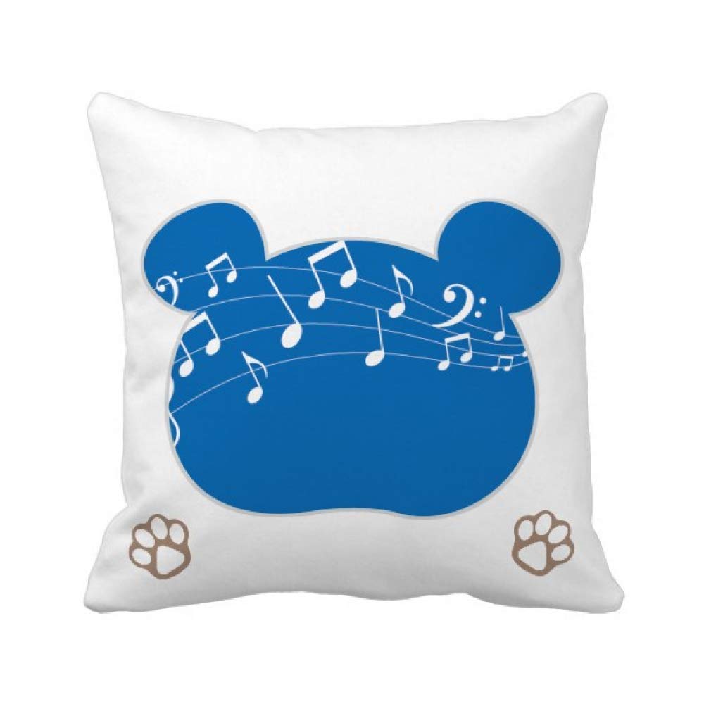 Housse de coussin motif ours bleu Flappg pour créer un coin lecture cosy dans le salon familial