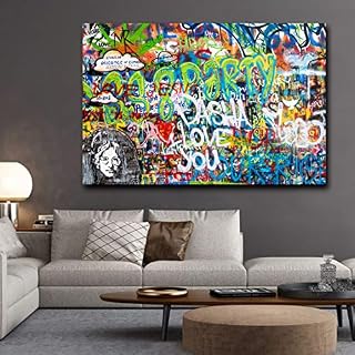 Danjiao Toile Peinture À L’Huile Abstraite John Lennon Mur Art Peinture À L’Huile Affiche Toile Peinture Imprimer Des… - Les Beatles, Paul McCartney, John Lennon, RIngo Starr, George Harrison Danjiao Toile Peinture À L'Huile Abstraite John Lennon Mur Art Peinture À L'Huile Affiche Toile Peinture Imprimer Des… – Image 3