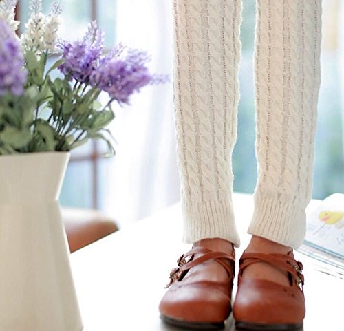 Elandy JY000968W-1PAIR Knit Winter Thermal Warm Leg Warmers-Long Socks Boot Cuffs Topper Legging Pads thumb #3