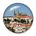 3D-Kühlschrankmagnet, Motiv: Tschechisches Prager Schloss Prag, Kühlschrankmagnet, Whiteboard, Magnet, Souvenir, Kristallglas