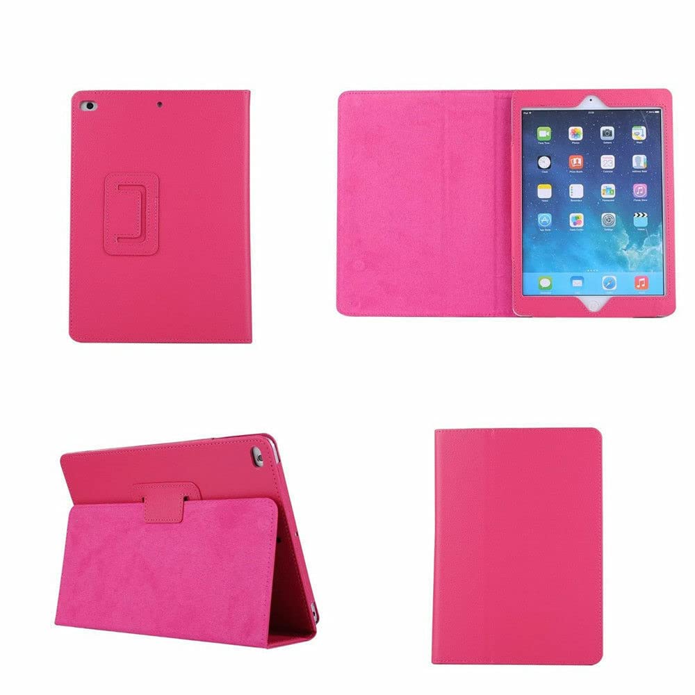 Flip Folio Case - PU-Leather Stand Cover For 9.7" IPad Air, Pro, 5th/6th Gen - Auto Wake/Sleep (Purple - View #7