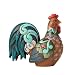 Enesco Jim Shore Mini Sitting Rooster Figurine
