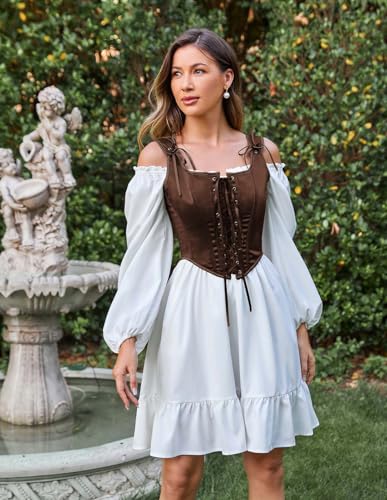 Image of Scarlet Darkness Women Renaissance Corset Pirate Bustier Top Bodice Bodyshaper
