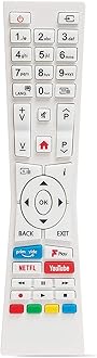 Replacement Remote RM-C3339 for JVC Remote Control Smart 4K LED TV, Universal JVC TV Remote Control with 4 Shortcuts Buttons- No Setup Required