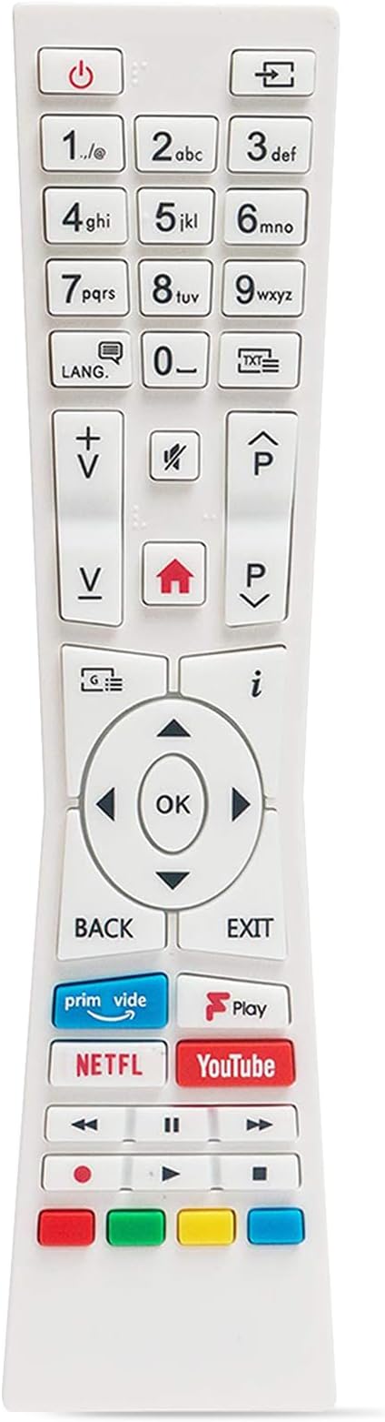 Replacement Remote RM-C3339 for JVC Remote Control Smart 4K LED TV, Universal JVC TV Remote Control with 4 Shortcuts Buttons- No Setup Required