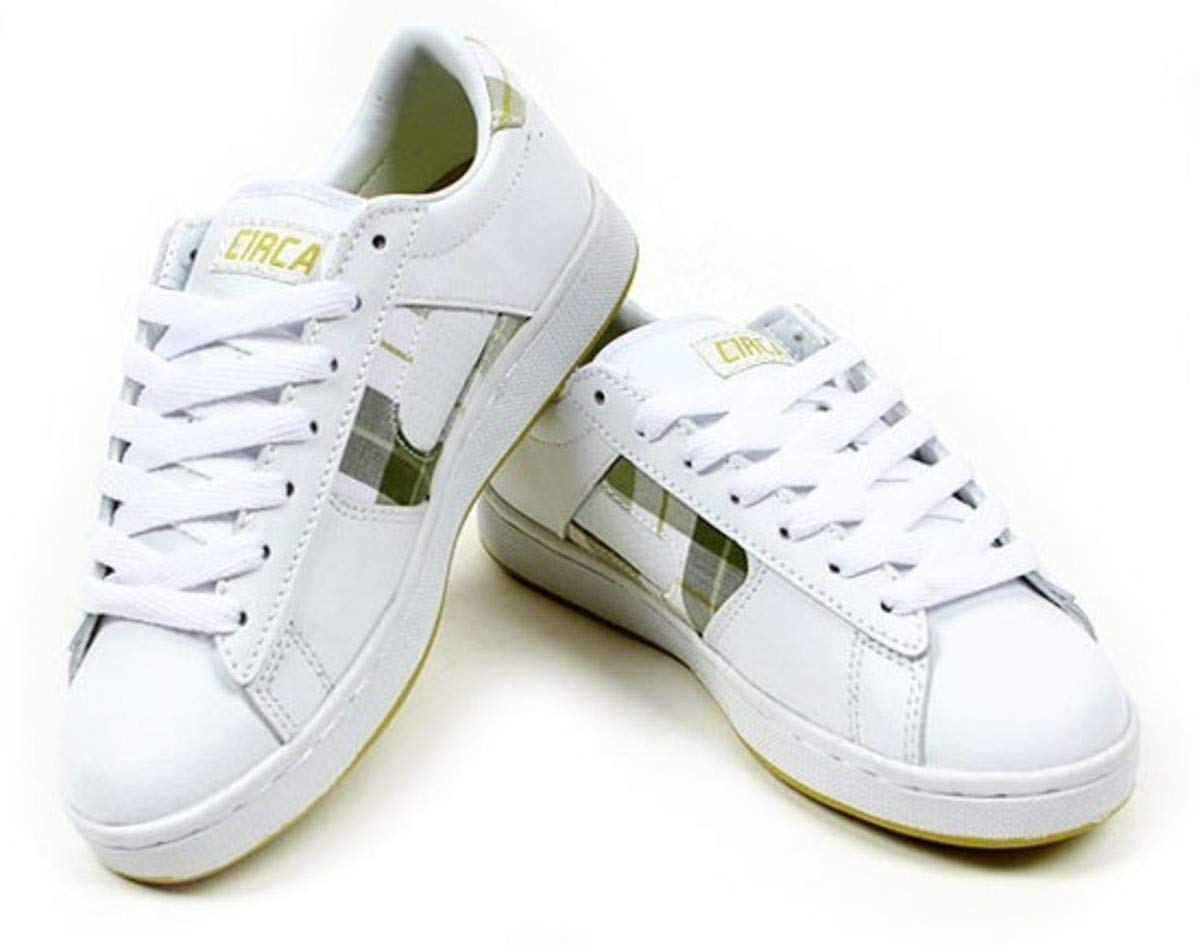 C1rca Skateboard Women's shoes 105W White / Green Originals Plaid - Sneakers Trainers - Circa, shoe size:36.5, color (shoes):White / Green Originals Plaid